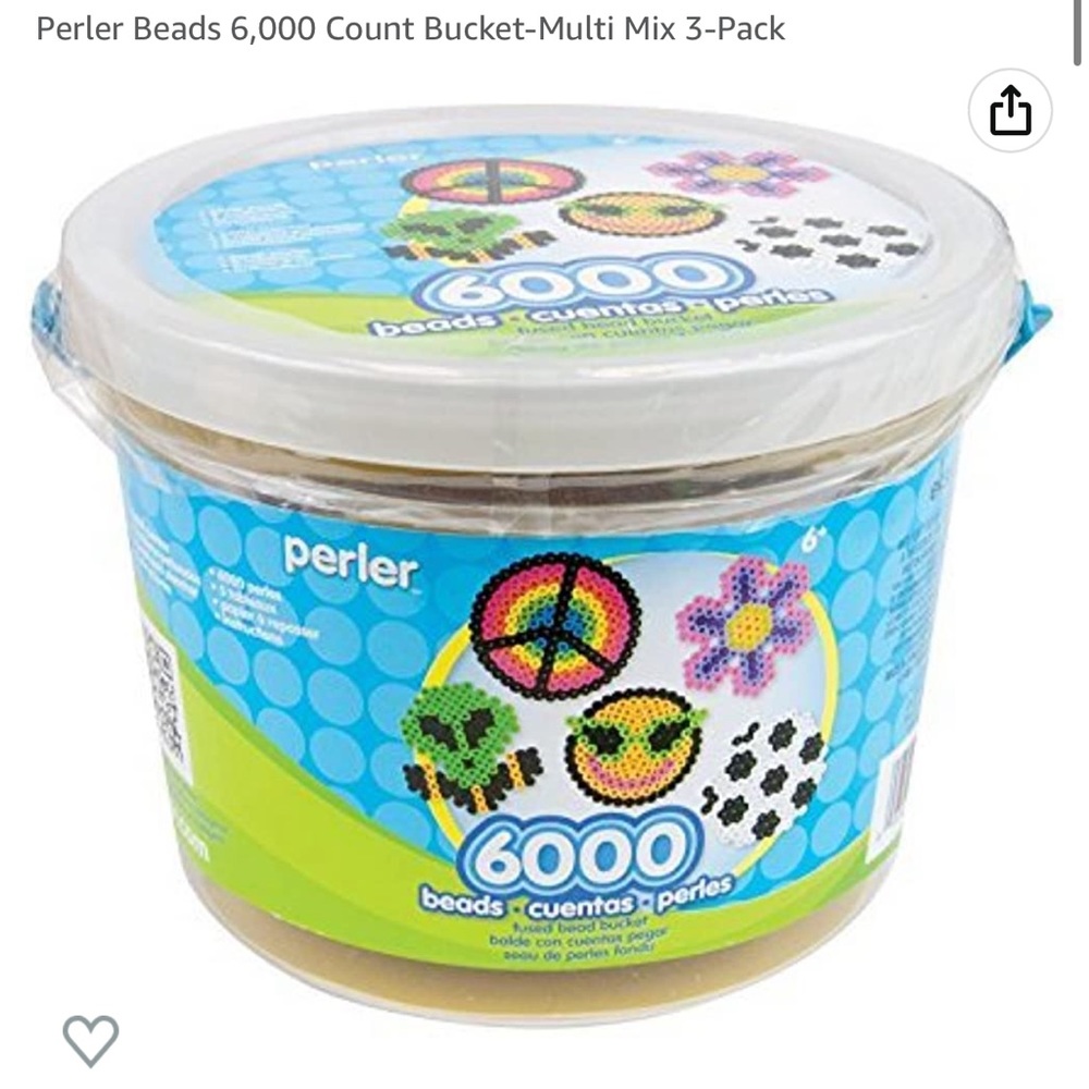 Perler bead bucket